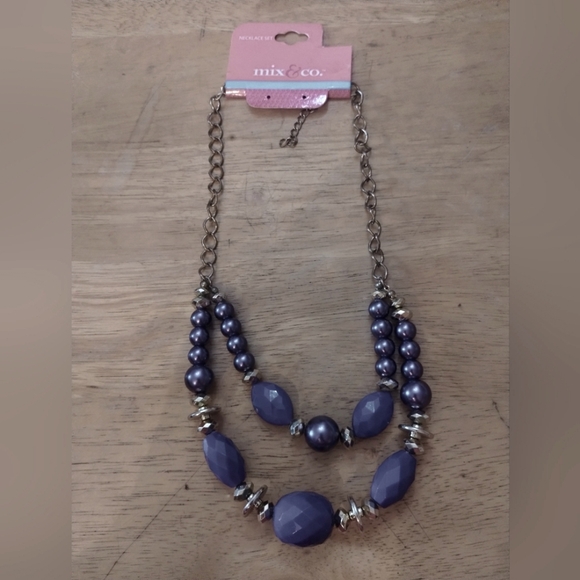 Jewelry - New Women's Purple Beaded Necklace